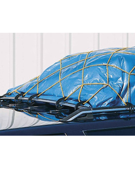 Progrip 901000 Cargo Net For Transport Storage And Vehicle Roof Rack Bungee Netting With Adjustable Hooks 36 X 48