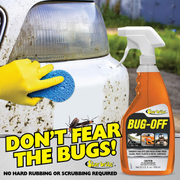 Star Brite Bug Off Premium Automotive Dead Insect Residue Cleaner Quick Easy Bug Bit And Tar Remover For Cars 22 Oz Spra