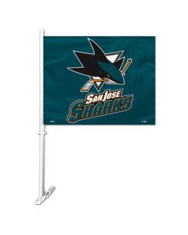 San Jose Sharks Flag Car Style Special Order