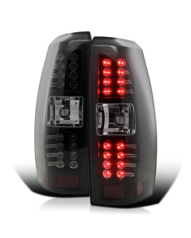 Specd Tuning Black Housing Clear Lens Led Tail Lights Compatible With 20072012 Chevy Avalanche Left Right Pair Assembly