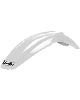 Ufo Plastic Universal Supermoto Front Fender Design 1 White Color White