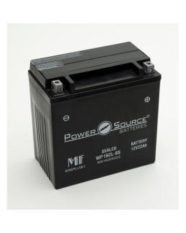 Power Source Agm Sealed Maintenence Free Battery 12 Volt For Motorcycle Atv Watercraft Replaces Yuasa Ytx20Hlbspw Yuam620B