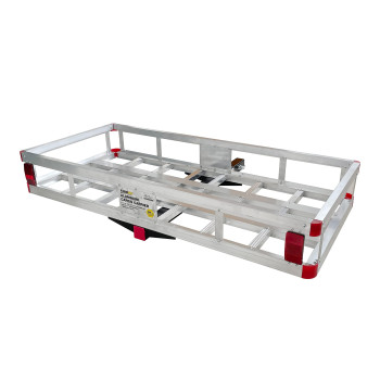 Maxxhaul 70108 Aluminum Cargo Carrier With High Side Rails Trailer Hitch Mount For Rvs Trucks Suvs Vans Cars With 2 Hit