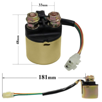 Glenparts Starter Solenoid Relay For Honda 350 Trx350 Fourtrax Rancher 2000 2001 2002 2003 2004 2005 2006 Trx350Fm Trx350Tm Trx3