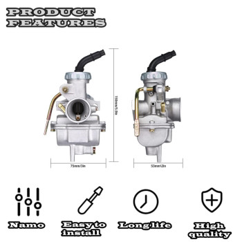 Atv Carburetor Pz20 For Taotao Nst Sunl Kazuma Baja 50Cc 70Cc 90Cc 110Cc 125Cc New