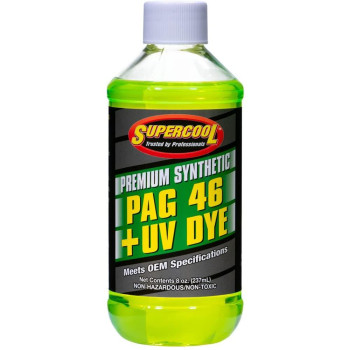 Tsi Supercool Ac Comp Lube Uv Dye 8 Oz Flsh Pnt 442 F Redyellow Tint P468D