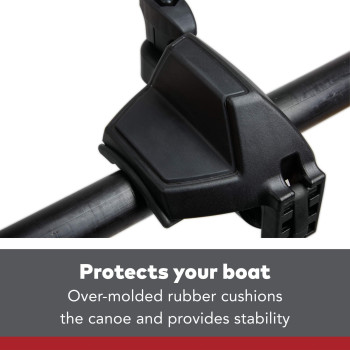 Yakima Keelover Rooftop Mounted Canoe Rack For Vehicles Carries 1 Canoe