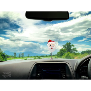 Tenna Tops Jolly Santa Claus Car Antenna Topperauto Mirror Danglerdashboard Accessory