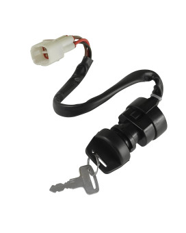 Caltric Ignition Key Switch Compatible With Yamaha Kodiak 400 Yfm400 1993 1994 1995 1996 1997 1998 Atv