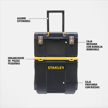 Stanley Tool Box 3In1 Rolling Workshop Stst18613