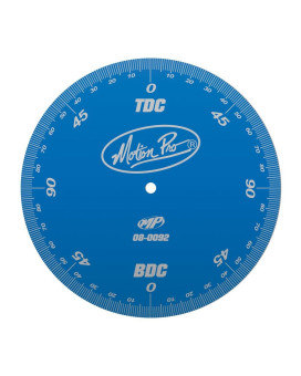 Motion Pro 080092 Anodized Blue Degree Wheel