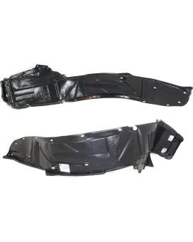 Evan Fischer Fender Liner Front Driver And Passenger Side Compatible With 20052006 Acura Rsx Plastic Material Set Of 2 2 F