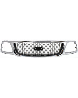 Evan Fischer Grille Assembly Compatible With 19992003 Ford F150 1999 F250 Fo1200404