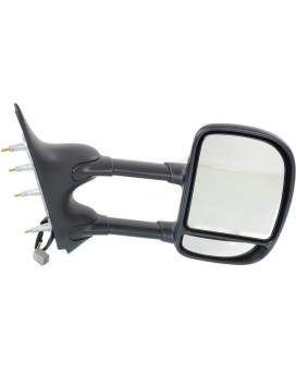 Kool Vue Passenger Side Power Towing Mirror For Ford E350 Super Duty E450 Super Duty 20092016 Textured