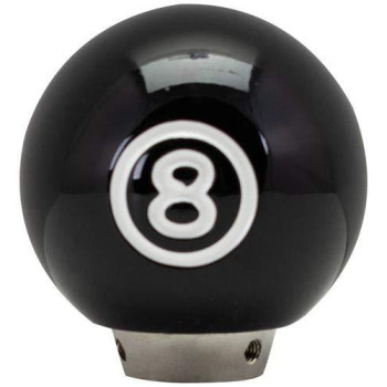 Custom Accessories 16252 Black 8Ball Style Gear Shift Knob