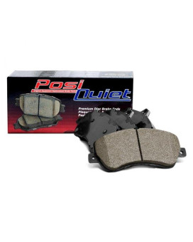 Centric CEN105.06211 Front Posi Quiet Premium Ceramic Disc Brake Pads with Hardware for 1993-1995 Honda Civic