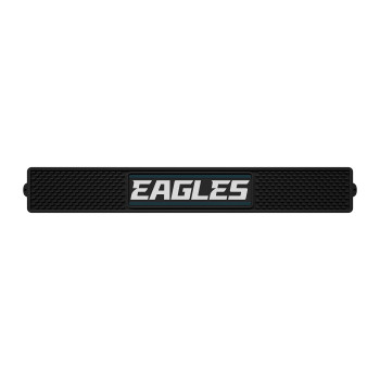 Fanmats 13995 Philadelphia Eagles Drink Bar Mat 325In X 24In Durable Dish Drying Mat Easy Clean Counter Mat Black