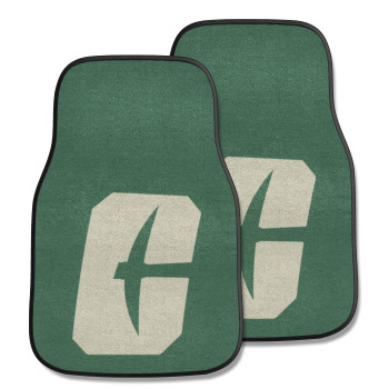 Fanmats 5430 Charlotte 49Ers Front 2Piece Team Logo Carpet Car Mat Set Front Row Automotive Floor Mats Nonslip Backing Team