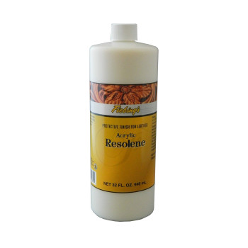 Fiebings Resolene Finish Neutral 32Oz Protective Top Finish For Leather