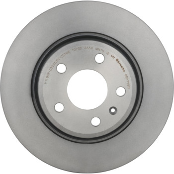 Brembo 08A75911 Uv Coated Solid Rear Brake Rotor Audiaudi Fawvw Svw Oe 8K0615601B