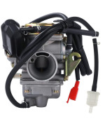 Glenparts Pd24J Carburetor For Yerf Dog Dogg Gy6 150 150Cc Scooter Moped Go Kart Carb