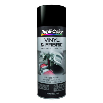 Duplicolor Hvp1066 Pk Vinyl And Fabric Coating Spray Paint Flat Black 11 Oz Aerosol Can Pack Of 6