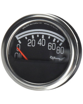 Crown Automotive J5750279 Oil Pressure Gauge Black Silver