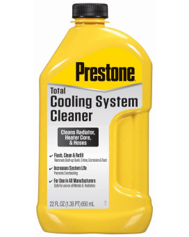 Prestone As105 Total Cooling System Cleaner For Radiator Heater Core And Hoses 22 Oz 6 Pack