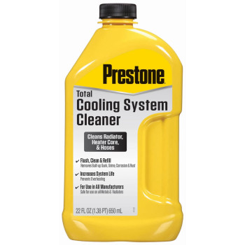 Prestone As105 Total Cooling System Cleaner For Radiator Heater Core And Hoses 22 Oz 6 Pack