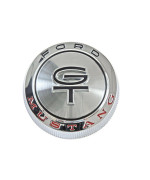 Scott Drake Steel Gas Cap Featuring Ford Mustang Gt Lettering In A Chrome Finish Compatible With 1966 Ford Mustang Model C6Zz