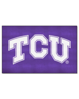 Fanmats 2715 Tcu Horned Frogs Ultimat Rug 5Ft X 8Ft Sports Fan Area Rug Home Decor Rug And Tailgating Mat