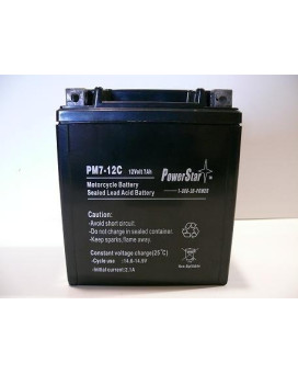 Powerstar Ytx7Lbs Motorcycle Battery For Kawasaki Ex250 Ninja 250Cc 9507