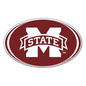 Mississippi State Bulldogs Magnet Car Style 8 Inch Co