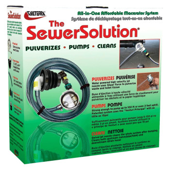 Valterra Ss01 Rv Sewersolution Drainage Kit With 10 Hose And Accessories