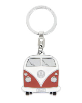 Brisa Vw Collection Volkswagen Enamel Metal Keyring Keychain Accessory Keyholder In T1 Bus Design Frontorange