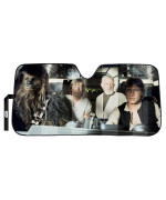 Plasticolor 003700R01 Star Wars Accordion Sunshade