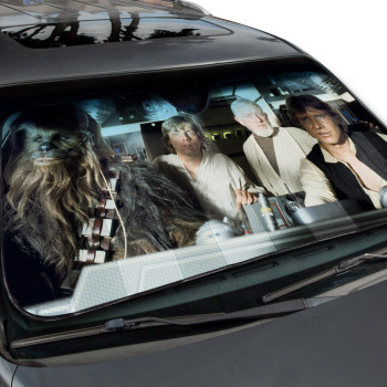 Plasticolor 003700R01 Star Wars Accordion Sunshade