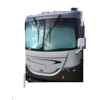 A Hot Sun Spring Shade Rv Sunshade Motorhome Collapsible Class A Largest Panels Made 2 Panel Shade 2 Qty 50 X 42 Total