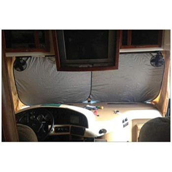 A Hot Sun Spring Shade Rv Sunshade Motorhome Collapsible Class A Largest Panels Made 2 Panel Shade 2 Qty 50 X 42 Total