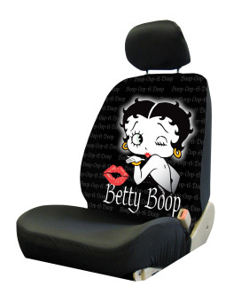 Plasticolor 008658R01 Betty Boop Timeless Seat Cover Black