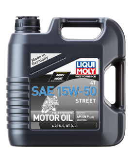 Liqui Moly Motorbike 4T Sae 15W50 Street 4 L Motorcycle Fully Synthetic Engine Oil Sku 20060