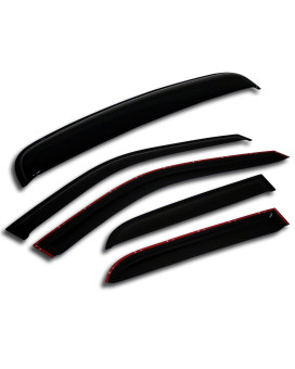 Car Rain Guard Sunroof Outside Mount Window Visor Side Deflectors Waterproof Sunroof Cover Rain Shields Compatible With 20