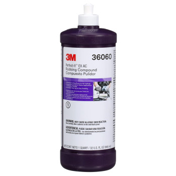 Perfectit Perfectit Ex Ac Rubbing Compound 36060 Fast Cutting High Performing 1 Qt 32 Fl Oz