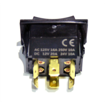 Genssi Rocker Switch On Off On Momentary Type Dpdt 12V 20A Or 24V 10A