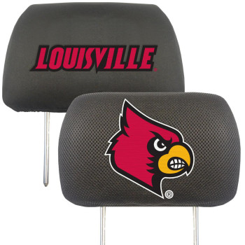 Louisville Cardinals Headrest Covers Fanmats Special Order