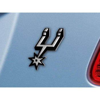 San Antonio Spurs Auto Emblem Premium Metal Chrome Special Order