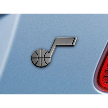 Utah Jazz Auto Emblem Premium Metal Chrome Special Order