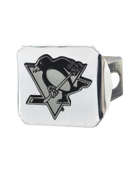 Fanmats 15152 Nhl Pittsburgh Penguins Chrome Hitch Cover 34X4