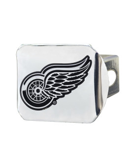 Fanmats 14966 Nhl Detroit Red Wings Chrome Hitch Cover 34X4