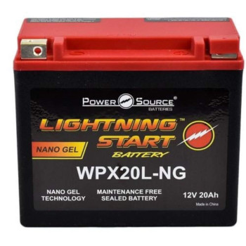 Harley Flstf Fat Boy Softail 1340 1450 1584 1690 500Cca Lightning Start 20Ah Battery Replacemnt 19911995 1996 1997 1998 1999 20